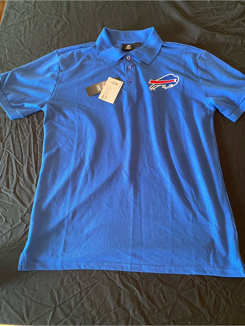 Men's Blue Buffalo Bills Polo Shirt